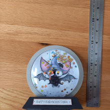 Load image into Gallery viewer, Personalised bat snowglobe
