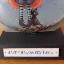Load image into Gallery viewer, Personalised witch snowglobe