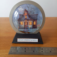 Load image into Gallery viewer, Personalised haunted house & ghost snowglobe