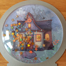 Load image into Gallery viewer, Personalised haunted house & ghost snowglobe