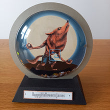 Load image into Gallery viewer, Personalised werewolf snowglobe