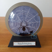 Load image into Gallery viewer, Personalised spider snowglobe