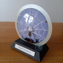 Load image into Gallery viewer, Personalised spider snowglobe