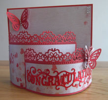 Load image into Gallery viewer, Butterfly congratulations card