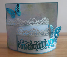 Load image into Gallery viewer, Butterfly congratulations card