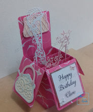 Load image into Gallery viewer, Shoe and handbag pop up box card