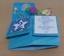 Load image into Gallery viewer, Under the sea pop up box card