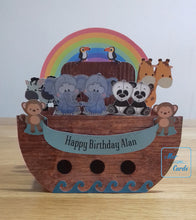 Load image into Gallery viewer, Noah's Ark pop up box card
