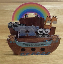 Load image into Gallery viewer, Noah's Ark pop up box card