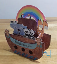 Load image into Gallery viewer, Noah's Ark pop up box card