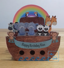 Load image into Gallery viewer, Noah's Ark pop up box card