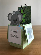 Load image into Gallery viewer, Koala pop up box card