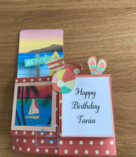 Load image into Gallery viewer, Retro vintage summer surfing pop up box card