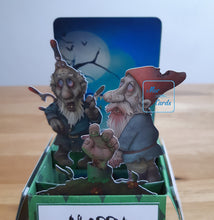 Load image into Gallery viewer, Zombie gnome pop up box card