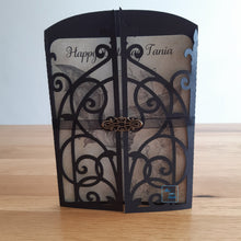 Load image into Gallery viewer, Vintage bat gatefold card