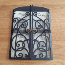 Load image into Gallery viewer, Vintage bat gatefold card