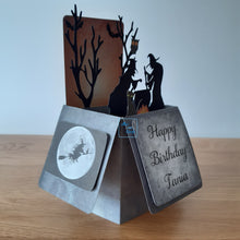 Load image into Gallery viewer, Witch cauldron 3d pop up box card