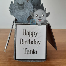 Load image into Gallery viewer, Gargoyle pop up box card