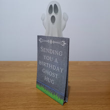 Load image into Gallery viewer, Ghost and gravestone pop out card