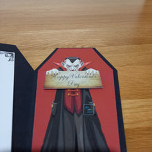 Load image into Gallery viewer, Vampire or skeleton coffin card