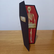 Load image into Gallery viewer, Vampire or skeleton coffin card