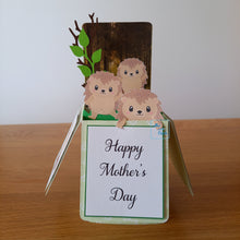 Load image into Gallery viewer, Hedgehog pop up box card