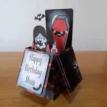 Load image into Gallery viewer, vampire gnome gonk pop up box card