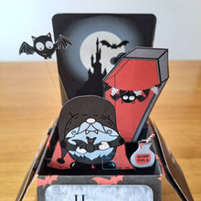 Load image into Gallery viewer, vampire gnome gonk pop up box card