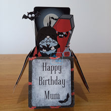 Load image into Gallery viewer, vampire gnome gonk pop up box card