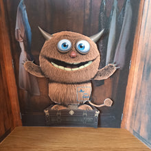 Load image into Gallery viewer, Closet wardrobe cute monster card