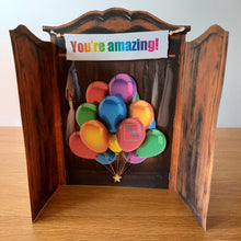 Load image into Gallery viewer, Closet wardrobe with rainbow balloons