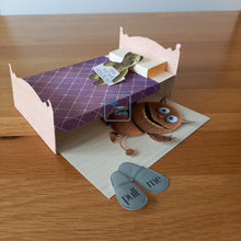 Load image into Gallery viewer, Monster under the bed pop up box card