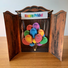 Load image into Gallery viewer, Closet wardrobe with rainbow balloons