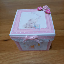 Load image into Gallery viewer, Baby shoes exploding box card for Christening or new baby
