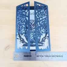 Load image into Gallery viewer, Owl tree gatefold card
