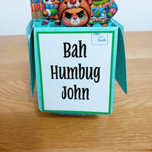 Load image into Gallery viewer, Grumpy Christmas bears pop up box card
