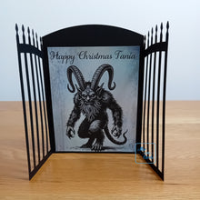 Load image into Gallery viewer, Krampus gatefold card
