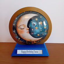 Load image into Gallery viewer, Crescent moon snowglobe
