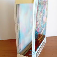 Load image into Gallery viewer, Stained glass window Dragon Bookstack

