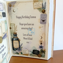 Load image into Gallery viewer, Book of Potions 3d card
