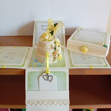 Load image into Gallery viewer, Butterfly celebration cake exploding box card

