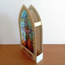 Load image into Gallery viewer, Stained glass window Witch Hat
