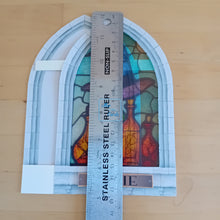 Load image into Gallery viewer, Stained glass window Witch Hat
