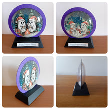 Load image into Gallery viewer, Christmas Ghost Snowglobe card

