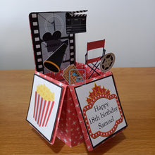 Load image into Gallery viewer, Movie film cinema card
