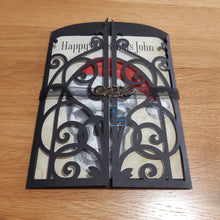 Load image into Gallery viewer, Santa Skull gatefold card
