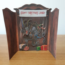 Load image into Gallery viewer, Christmas closet wardrobe with Krampus
