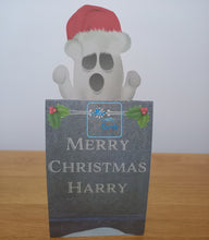 Load image into Gallery viewer, Christmas ghost and gravestone pop out card
