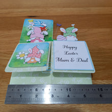Load image into Gallery viewer, Easter gnome / gonk pop up box card
