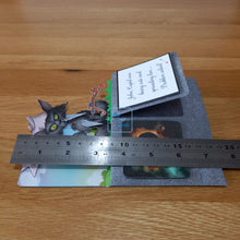 Load image into Gallery viewer, Funny, bad taste anti Valentine&#39;s cat &amp; cupid pop up box card
